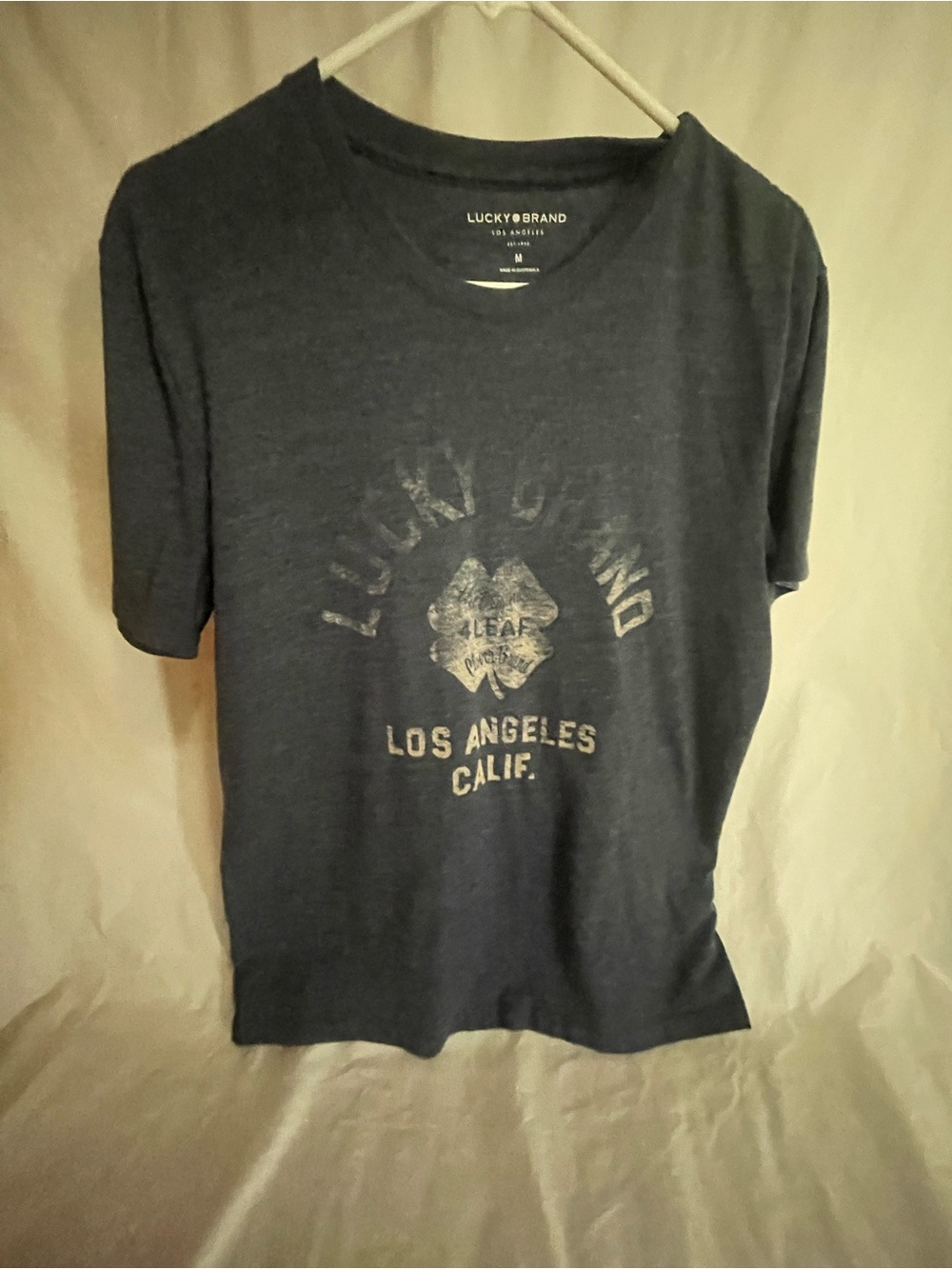 Lucky Brand Men's Charcoal Graphic Short-Sleeve Tee